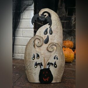 👻PERFECT FOR HALLOWEEN👻 Northlight 14” Wooden Ghost Decor